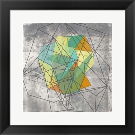 Framed Geomolecule II Print