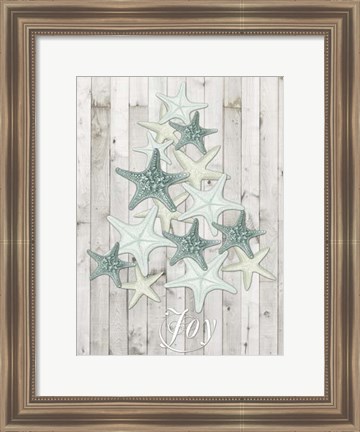 Framed Coastal Christmas III Print