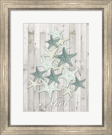 Framed Coastal Christmas IV Print