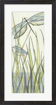 Framed Gossamer Dragonflies I Print