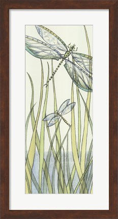 Framed Gossamer Dragonflies II Print