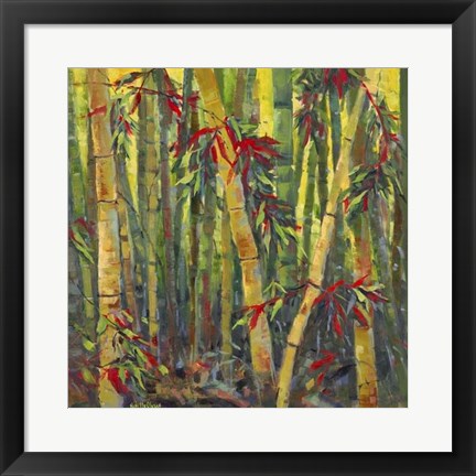 Framed Bamboo Grove I Print