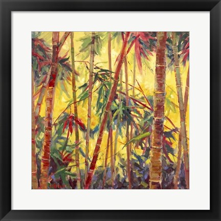 Framed Bamboo Grove II Print