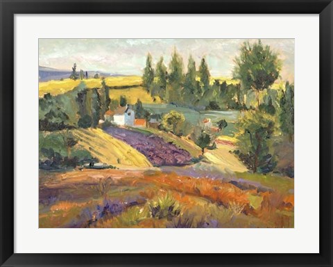 Framed Vineyard Tapestry II Print