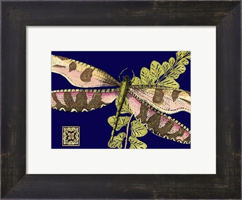 Framed Mini Shimmering Dragonfly IV Print