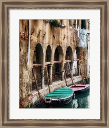 Framed Hanging Laundry Print