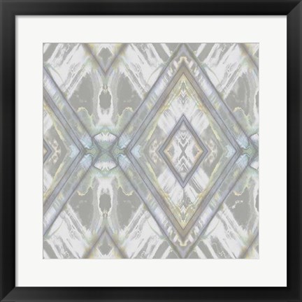 Framed Argyle Watercolor II Print