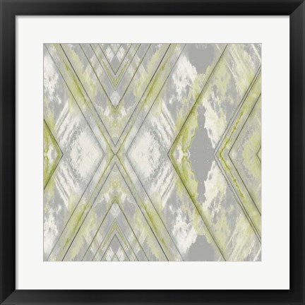 Framed Argyle Watercolor III Print