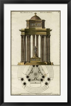 Framed Deneufforge Architecture I Print