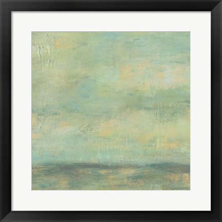 Framed Mint Sky II Print