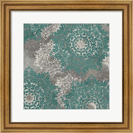 Framed Rosette Profusion VI Print