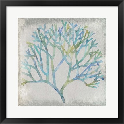 Framed Watercolor Coral II Print