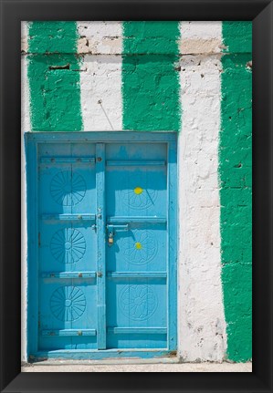 Framed Oman, Sharqiya Region, Asaylah. Coffee Shop Exterior Print