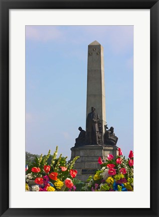 Framed Rizal Monument, Manila, Philippines Print