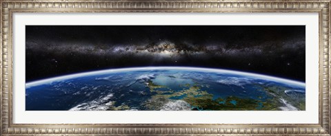 Framed Artist&#39;s concept of an extraterrestrial planet Print