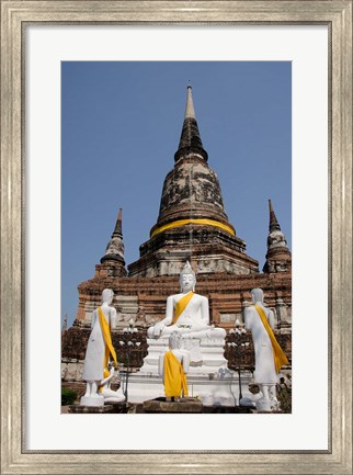 Framed Buddha statue, Wat Phra Chao Phya-thai, Ayutthaya, Thailand Print