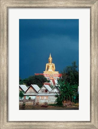 Framed Big Buddha Buddhist Temple, Thailand Print