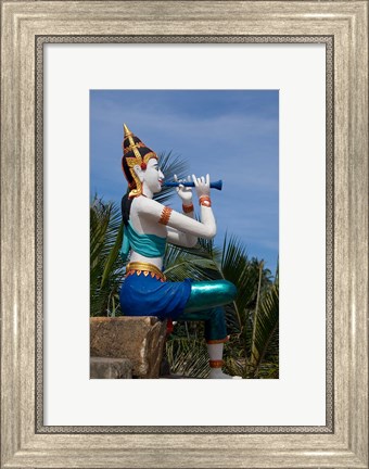 Framed Thailand, Ko Samui, Thai goddess statue Print