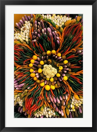 Framed Chili Pepper Decoration, Thailand Print