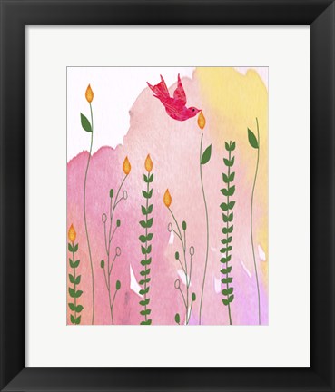 Framed Birthday Candles Print