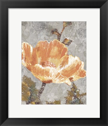 Framed Spice Poppy I Print