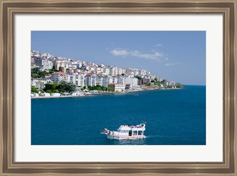 Framed Black Sea Port, Paphlagonia, Turkey Print