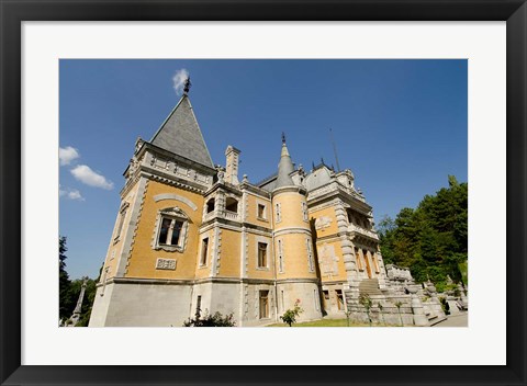 Framed Massandra Palace, Yalta, Ukraine Print