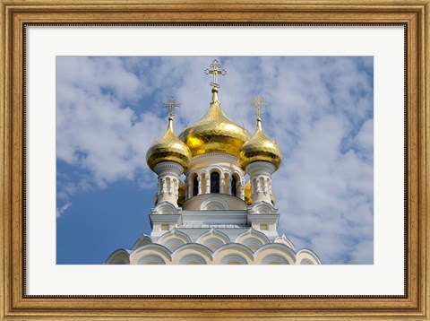 Framed Saint Alexander Nevsky Cathedral, Yalta, Ukraine Print