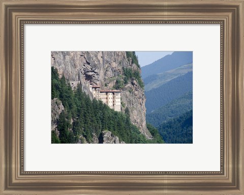 Framed Sumela Monastery, Trabzon, Turkey Print