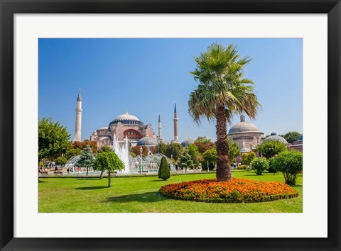 Framed Hagia Sophia, Istanbul, Turkey Print