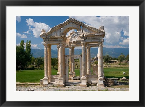 Framed Roman Archaeological Site, Aphrodisias, Turkey Print