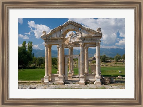 Framed Roman Archaeological Site, Aphrodisias, Turkey Print