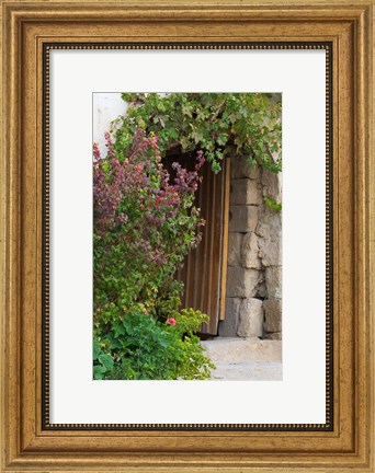 Framed Doorway in Small Village in Cappadoccia, Turkey Print