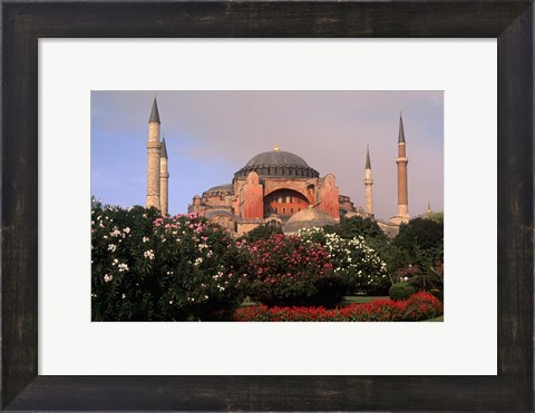 Framed Saint Sophia Church, Hagai Sophia, Istanbul, Turkey Print