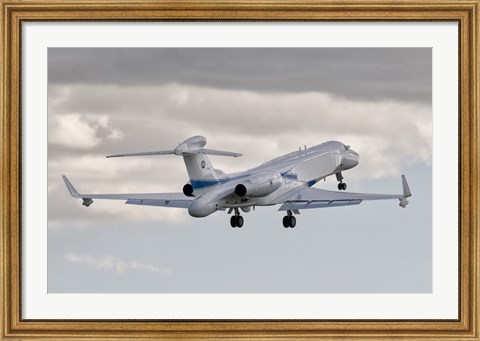 Framed Gulfstream G550 Eitam of the Israeli Air Force Print