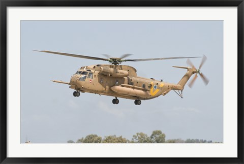 Framed Sikorsky CH-53 Yasur of the Israeli Air Force Print