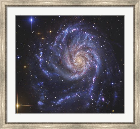 Framed Pinwheel Galaxy Print