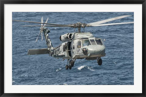 Framed US Navy SH-60F Seahawk Print