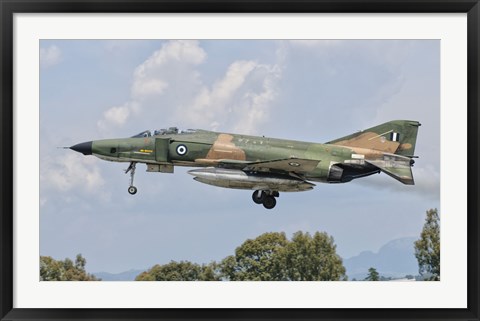 Framed F-4 Phantom of the Hellenic Air Force Print