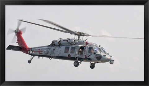 Framed SH-60 Helicopter Print