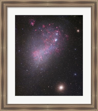 Framed Small Magellanic Cloud (close up) Print