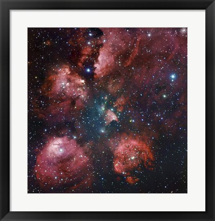 Framed Cat&#39;s Paw Nebula in Scorpius Print