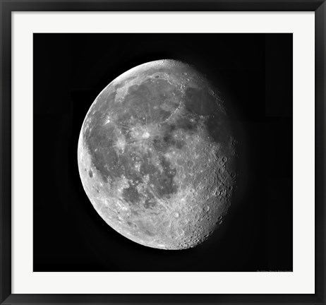 Framed Waning Moon Print