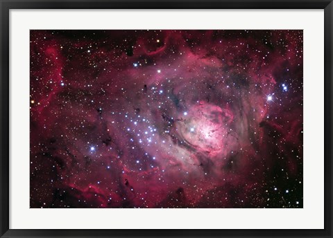 Framed Lagoon Nebula Print