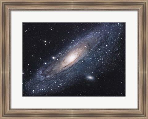 Framed Andromeda Galaxy (close up) Print