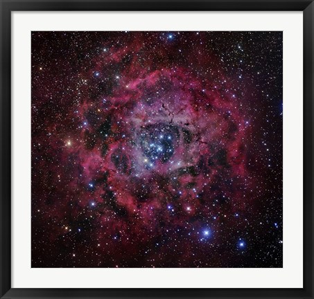 Framed Rosette Nebula Print