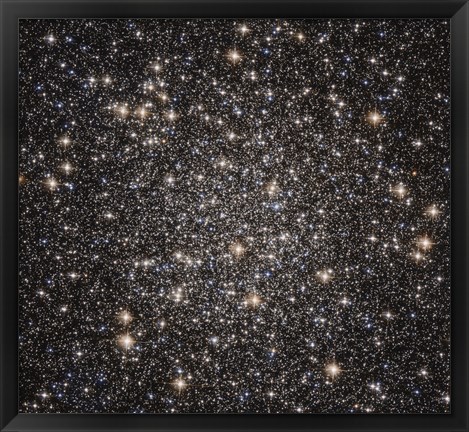 Framed Globular cluster M22 in the constellation Sagittarius Print