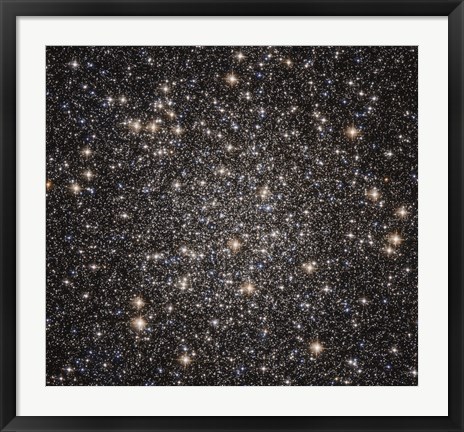 Framed Globular cluster M22 in the constellation Sagittarius Print