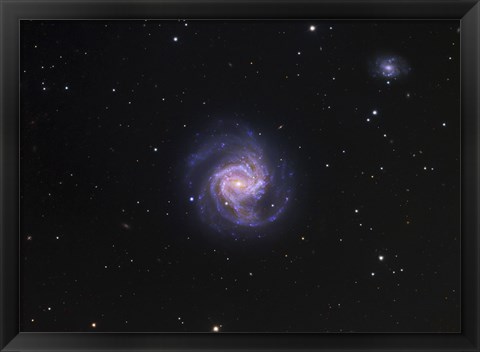 Framed Spiral Galaxy in Virgo Print