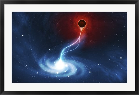 Framed Black Hole Print